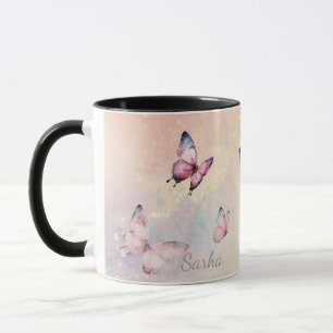 Taza Personalizada de Mariposa Mística