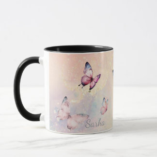 Taza Personalizada de Mariposa Mística