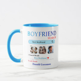 Taza Personalizada de San Valentín para Novio de B