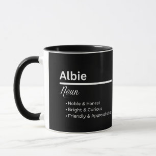 Taza Personalizada Definición de Nombre de Niño Al
