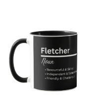 Taza Personalizada Definición de Nombre de Niño Fl