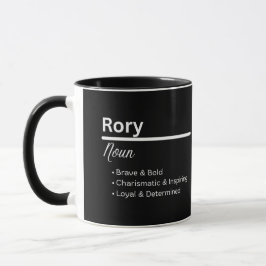 Taza Personalizada Definición de Nombre de Niño Ro