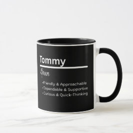 Taza Personalizada Definición del Nombre Tommy Boy