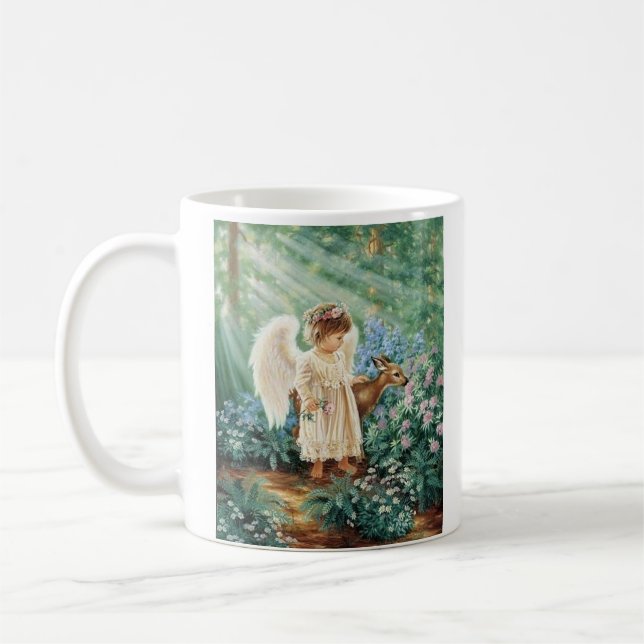 Taza personalizada del ángel (Izquierda)