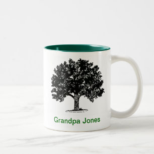 Taza personalizada del árbol de familia