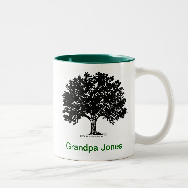 Taza personalizada del árbol de familia (Derecha)