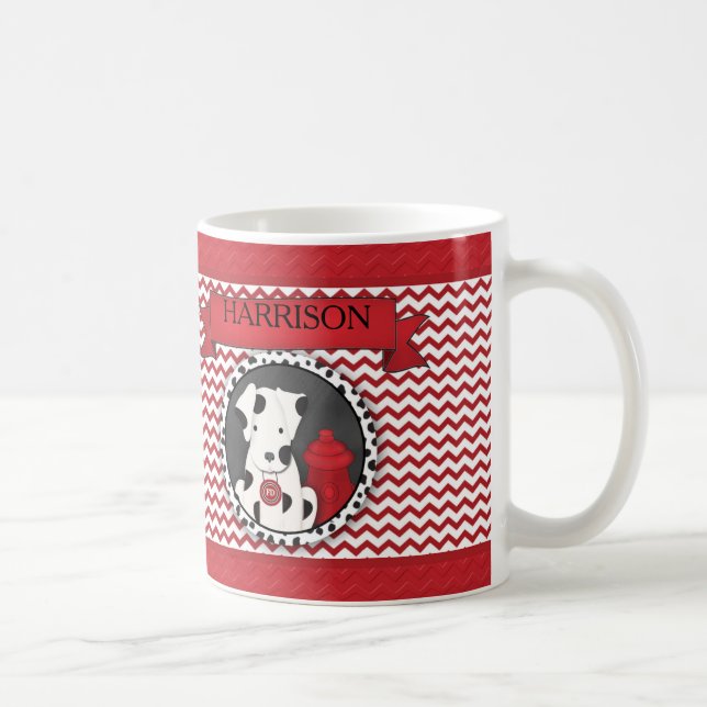 Taza personalizada del bombero (Derecha)