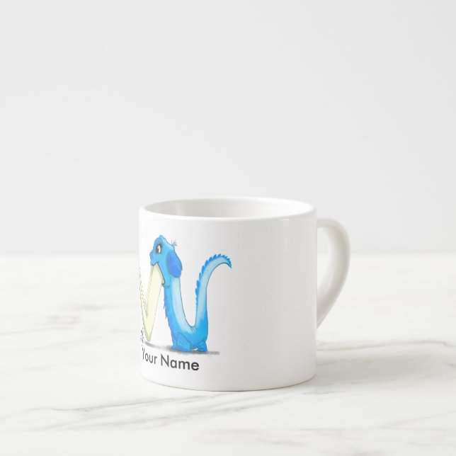 Taza personalizada del café express con el (Derecha)