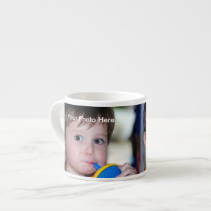 Taza personalizada del café express de la foto