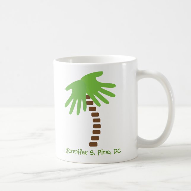 Taza personalizada del Chiropractor (Derecha)