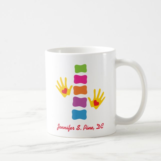Taza personalizada del Chiropractor (Derecha)