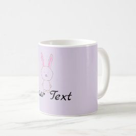 Taza personalizada del conejito