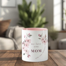 Taza personalizada del Día de la Madre para Mamá