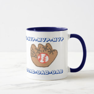 Taza personalizada del Día del Padre MVP PAPÁ