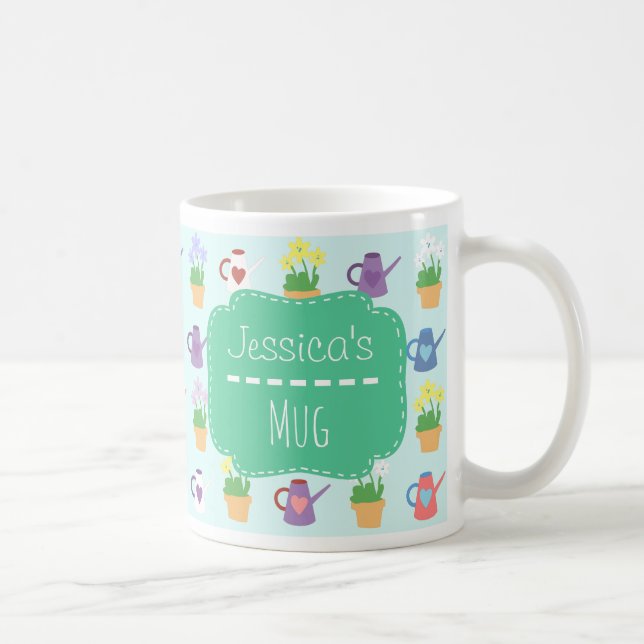 Taza personalizada del jardín (Derecha)