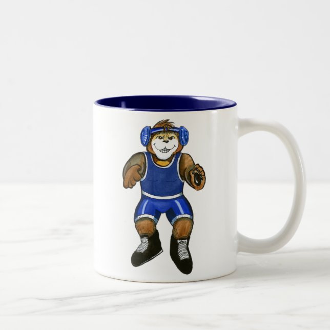 Taza personalizada del luchador (Derecha)