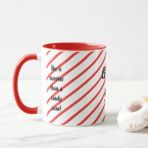 Taza personalizada del navidad de los gramos
