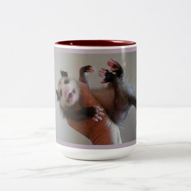 Taza personalizada del oposum (Centro)