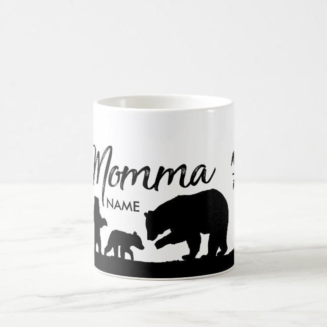 Taza personalizada del oso de Momma (Centro)