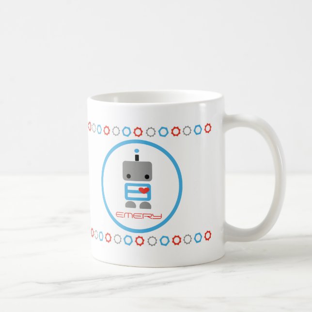 Taza personalizada del robot (Derecha)
