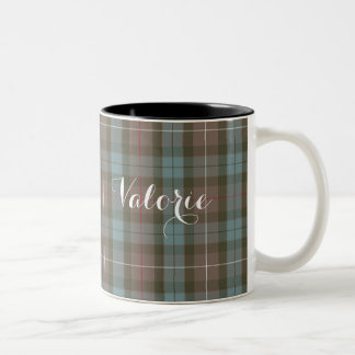 Taza personalizada del tartán