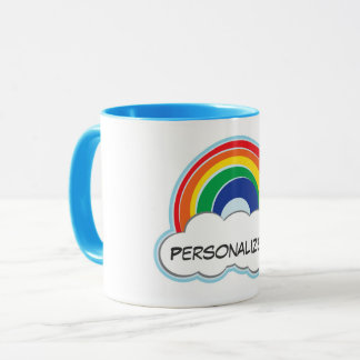 Taza personalizada el | del ARCO IRIS