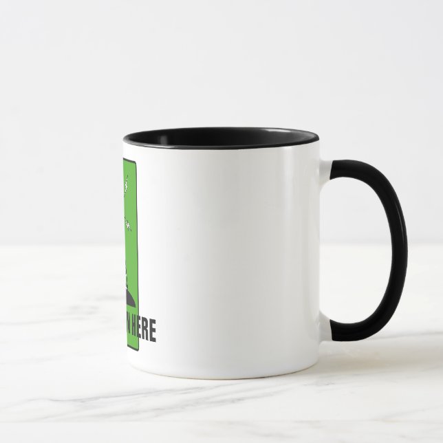Taza personalizada equipo de radio-aficionado del (Derecha)