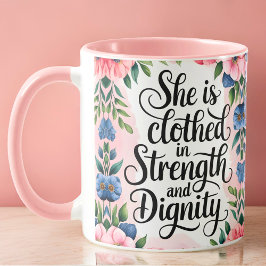 Taza Personalizada, está vestida con fuerza de cristian