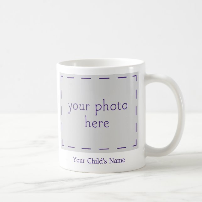 Taza personalizada fundación del Trisomy 18 (Derecha)