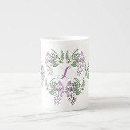 Taza personalizada guirnalda de la porcelana de