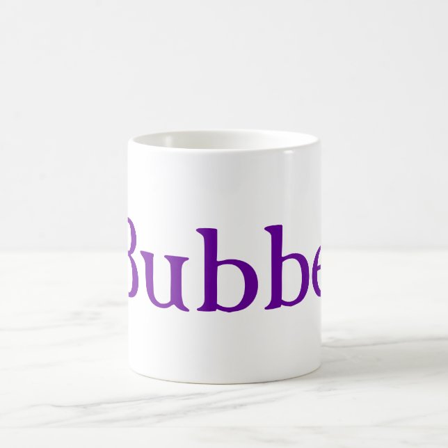 Taza personalizada judía de la abuela de Bubbe no (Centro)