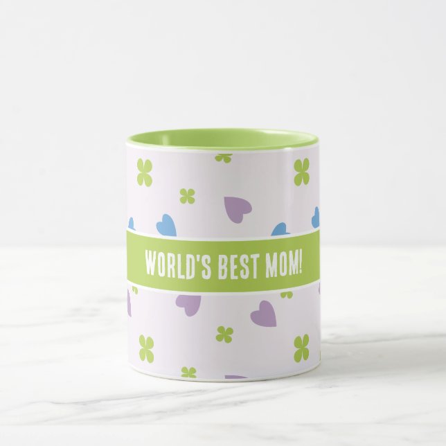 Taza personalizada ¡La mejor mamá del mundo! (Centro)