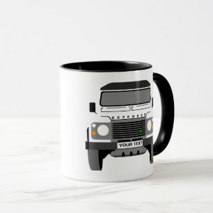Taza personalizada Land Rover clásico
