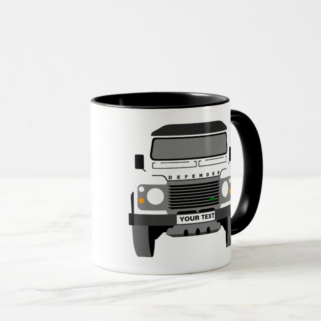 Taza personalizada Land Rover clásico (Anverso derecho)