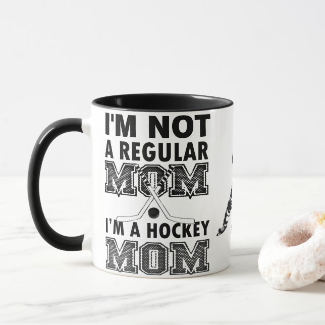 TAZA personalizada MAMÁ del hockey (Con donut)