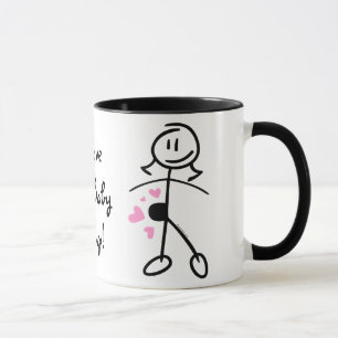 Taza personalizada mamá del palillo del topetón