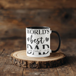 Taza Personalizada 'Mejor Papá del Mundo'