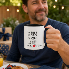 Taza Personalizada Mejor Papá del Mundo