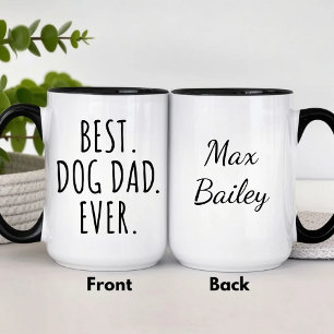 Taza Personalizada Mejor Papá Perro del Mundo para