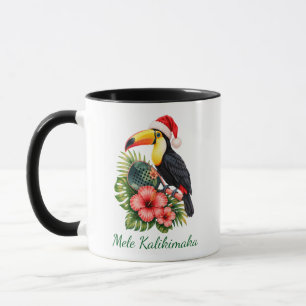 Taza personalizada Mele Kalikimaka Navidad Nombre