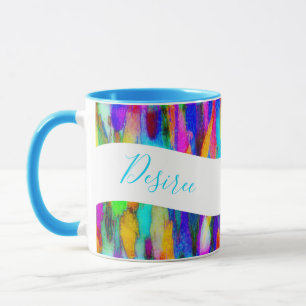 Taza personalizada mezcla abstracta brillante