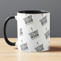 Taza personalizada minimalista con marca de empres