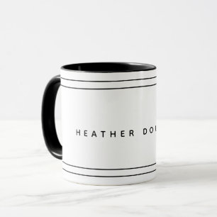 Taza personalizada moderna