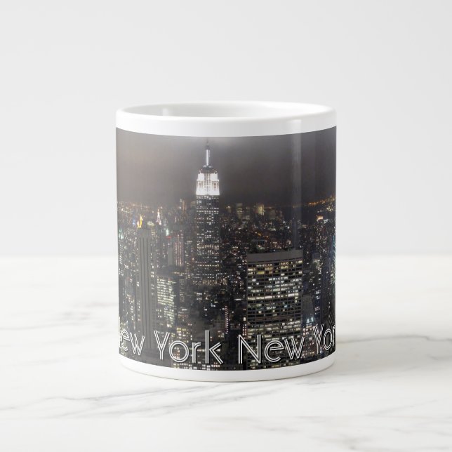 Taza personalizada NYC enorme de la taza de café (Frente)