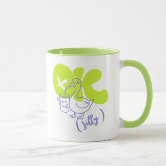 Taza Personalizada OK Silly Goose Mug, Café Sarcás