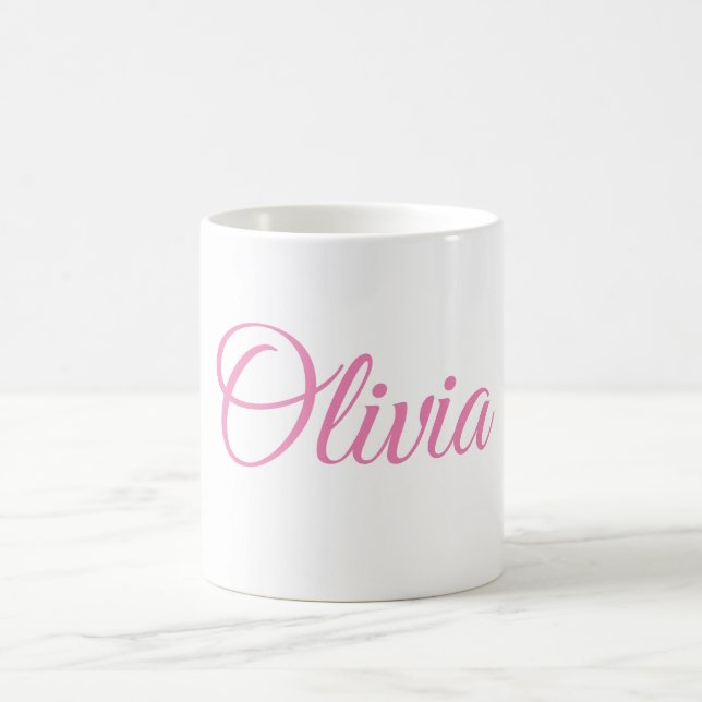 Taza personalizada (Olivia) (Centro)