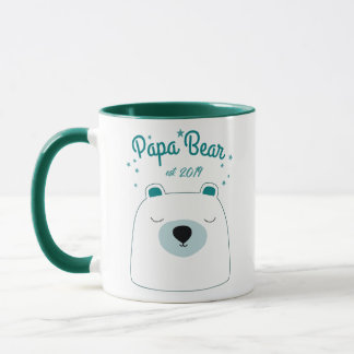 Taza personalizada Papa Bear Nuevo regalo para pap