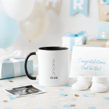 Taza personalizada PAPA Est.2026 | Papá en camino