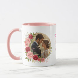 Taza personalizada para aniversario de bodas