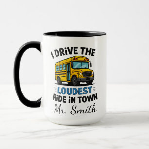 Taza Personalizada para Conductor de Autobús Yo ma